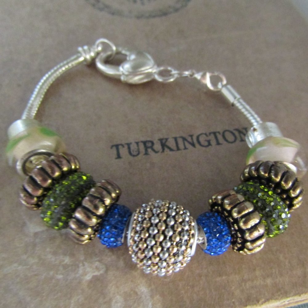 Beaded Rhinestone Bracelet Glass beads